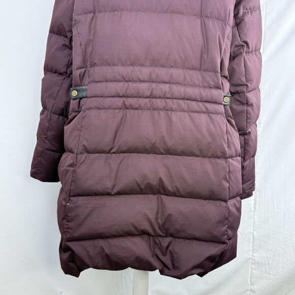 Ralph Lauren women's Faux-Fur-Trim Hooded Down Puffer Coat Burgundy Plus Size 3X - Picture 16 of 16